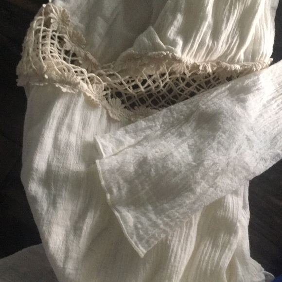 Aqua Daisy trim dress low back sz S - Picture 7 of 7